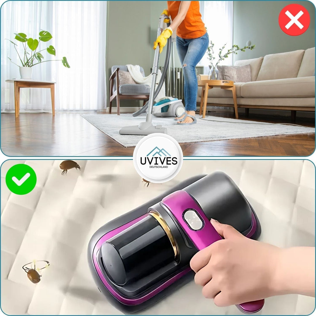 MiteBuster - Aspirateur pour l'élimination des acariens domestiques