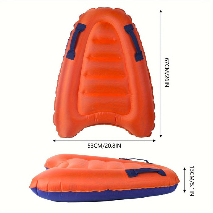 Planche de natation gonflable Aqualoop Flow | Légère & Robuste | Avec poignées | 67×53×13 cm