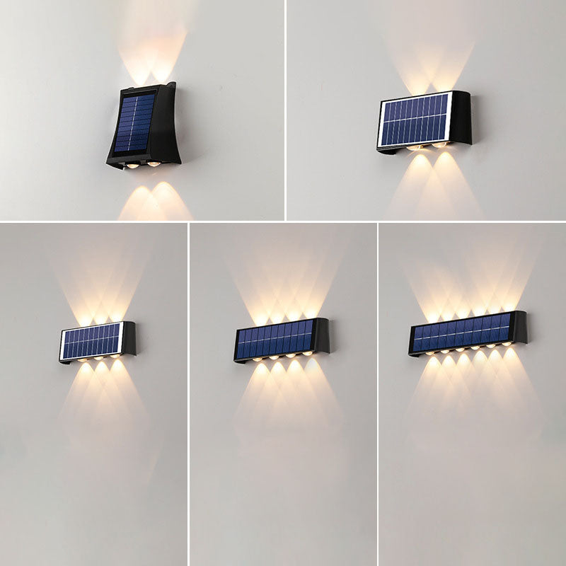 Lumiora Moderne Applique Solaire-LED pour Extérieur | Design Rectangulaire | IP56 Étanche | Différentes Tailles & Intensités Lumineuses