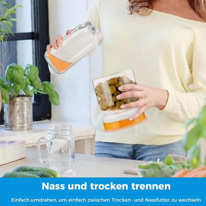 PicklePal - Conteneur pour cornichons et olives avec passoire