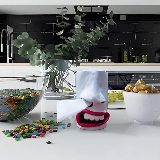 HappyFace™ – Boîte à mouchoirs amusante faite à la main
