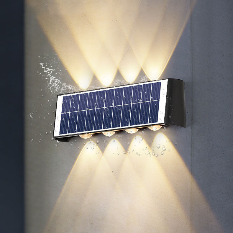 Lumiora Moderne Applique Solaire-LED pour Extérieur | Design Rectangulaire | IP56 Étanche | Différentes Tailles & Intensités Lumineuses