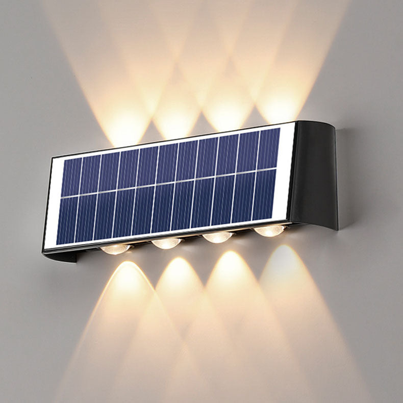 Lumiora Moderne Applique Solaire-LED pour Extérieur | Design Rectangulaire | IP56 Étanche | Différentes Tailles & Intensités Lumineuses