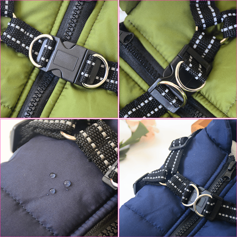 PupGuard - Veste d'hiver pour chien avec harnais