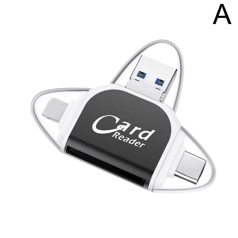 MegaStorage - Lecteur de carte universel 4 en 1 Multi-Port