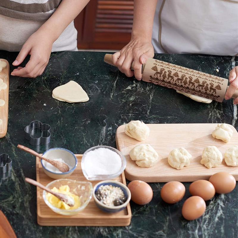 ChristmasRoller™ - Rouleau à pâtisserie de Noël pour biscuits [Dernier jour de réduction]