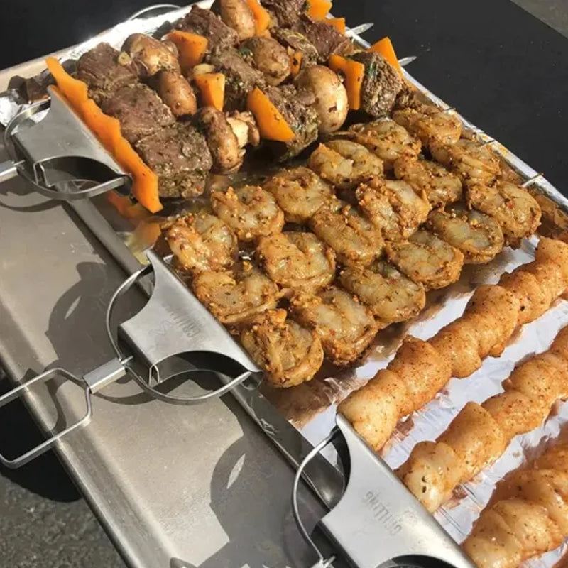 1+1 GRATUIT | GrillTwist™ – Des brochettes parfaitement grillées en quelques secondes