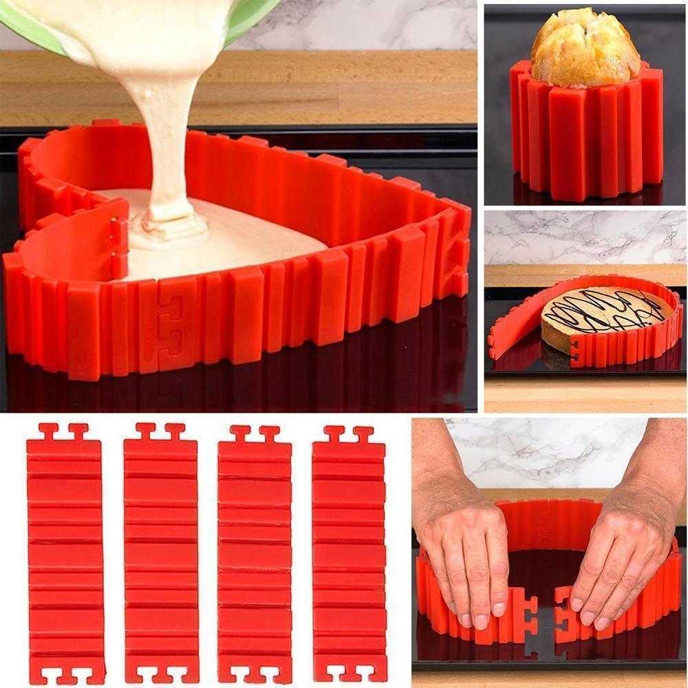 2+2 GRATUIT | BakeArt - Moule à Gâteau en Silicone DIY