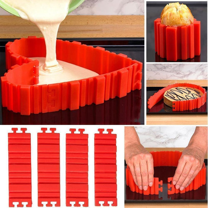 2+2 GRATUIT | BakeArt - Moule à Gâteau en Silicone DIY
