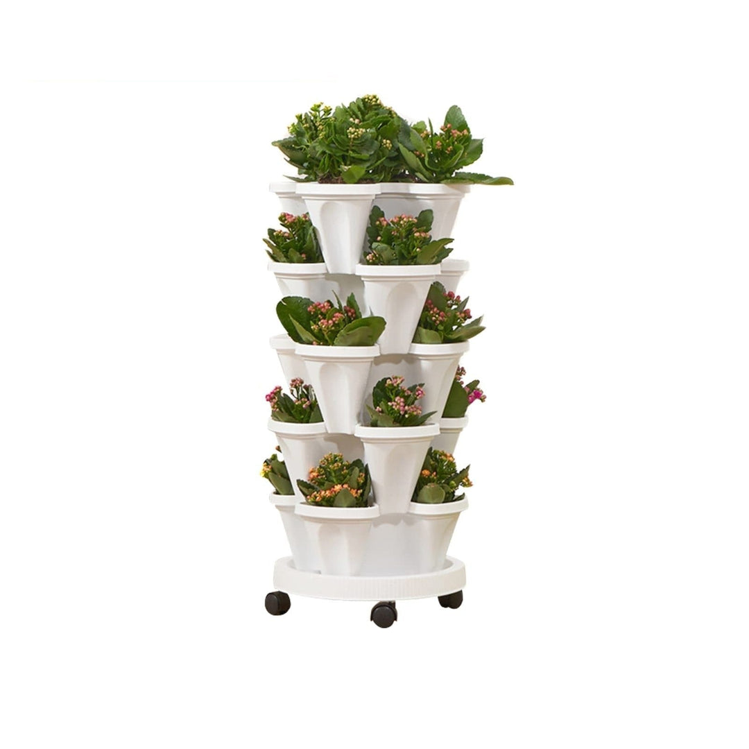 1+1 GRATUIT | VertiFlora - Pots de fleurs empilables verticaux