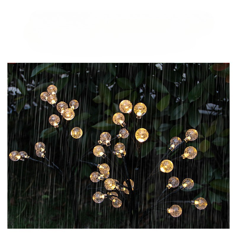 Lumiora Naturlicht Lampes de Jardin Solaires | Ensemble de 6 au Design Fenouil Sauvage | Lumière LED Blanc Chaud | Hauteur 75 cm