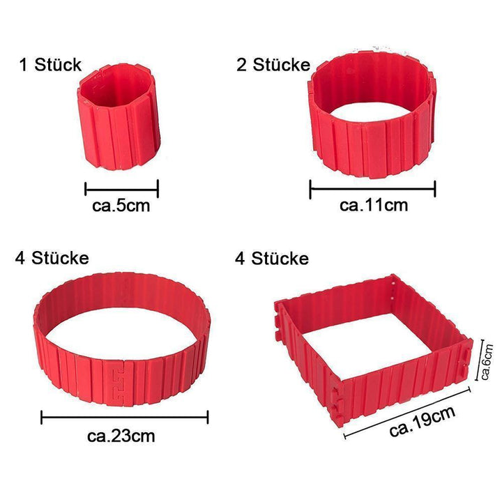 2+2 GRATUIT | BakeArt - Moule à Gâteau en Silicone DIY