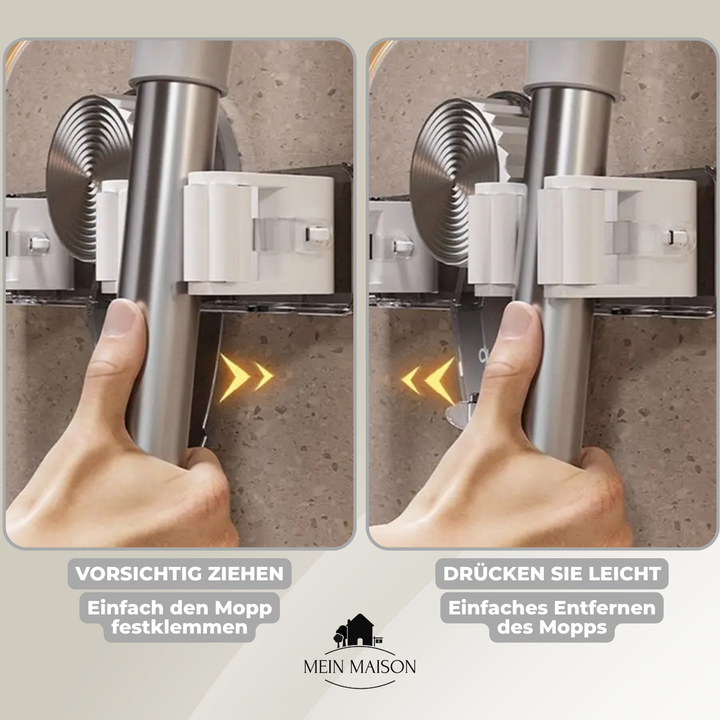 2+2 GRATUIT | GripMates – Maintien sécurisé pour balais et serpillères sans perçage