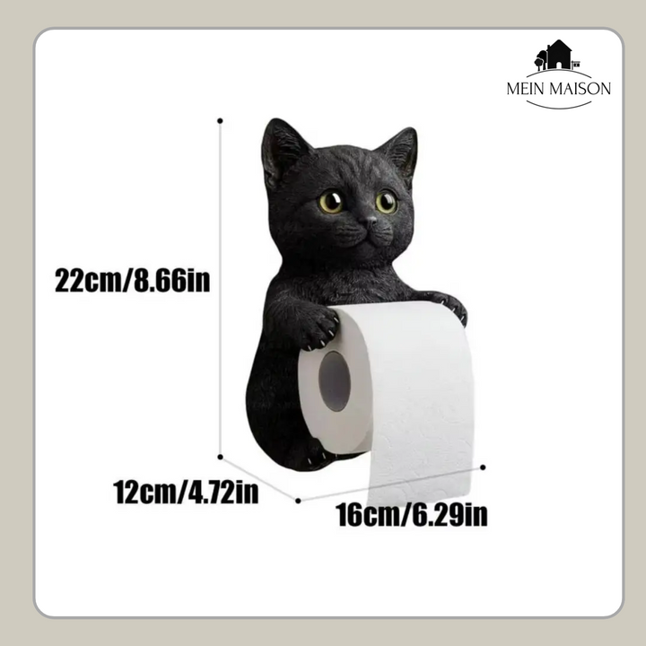 PurrRoll – Le charmant porte-papier toilette pour chats !