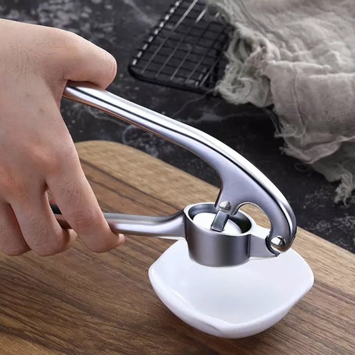 Presse-Ail - Presse-ail en acier inoxydable avec poignée ergonomique