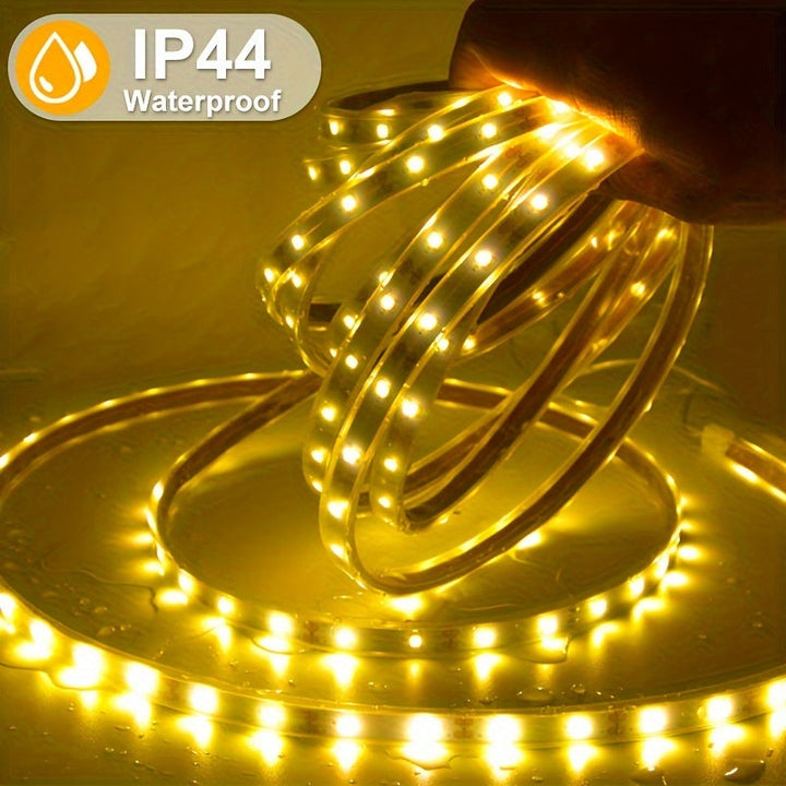 Solvara Flexible Tube LED Solaire avec Télécommande | Éclairage Extérieur Créatif | Énergétiquement Efficace & Résistant aux Intempéries