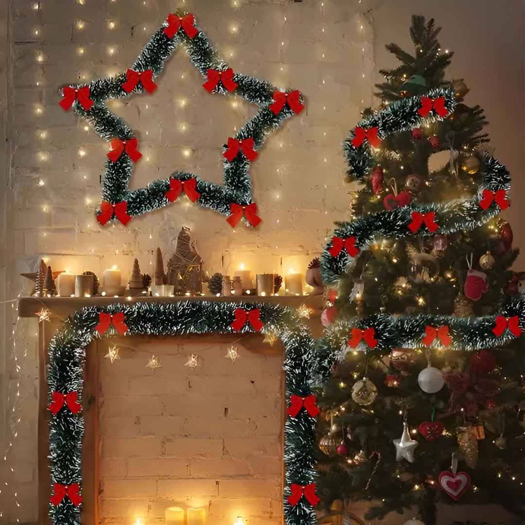 Guirlandes lumineuses LED Lunavia 2 pièces | Lumière blanc chaud | Fonctionne sur piles & Flexible | Pour l'intérieur & l'extérieur