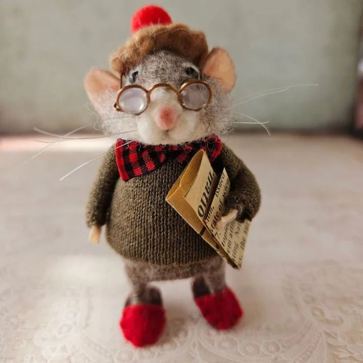 WhiskerWool™ – Souris en feutre à la main