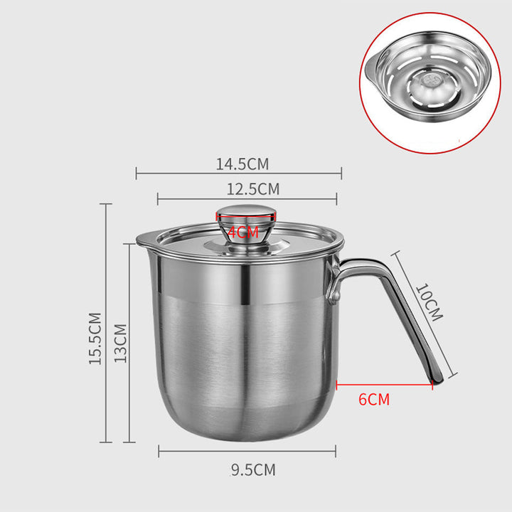 Séparateur d'œufs EGGSELLO | En acier inoxydable 304 | Avec couvercle | Hygiénique et compatible lave-vaisselle | 13×7×2,8 cm / 17×8×3 cm