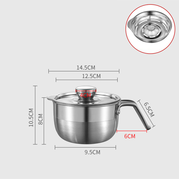 Séparateur d'œufs EGGSELLO | En acier inoxydable 304 | Avec couvercle | Hygiénique et compatible lave-vaisselle | 13×7×2,8 cm / 17×8×3 cm
