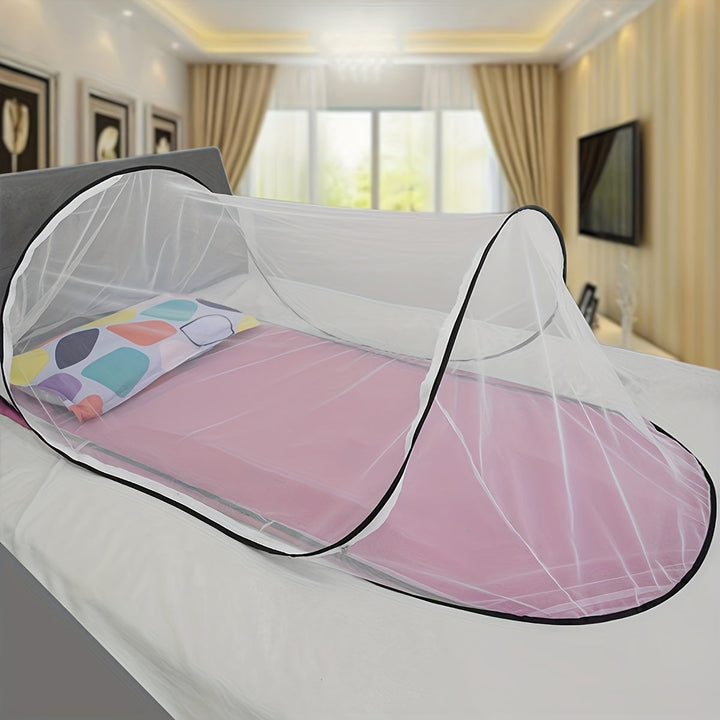 Moustiquaire InsectoGuard Solo | Ultra légère et pliable | Avec fermeture éclair | 200×80×56 cm | Pour 1 personne