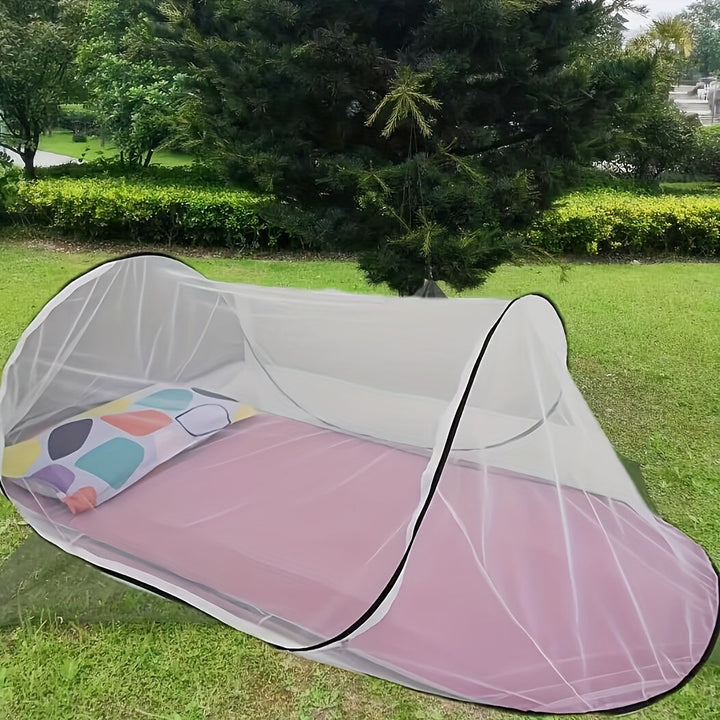 Moustiquaire InsectoGuard Solo | Ultra légère et pliable | Avec fermeture éclair | 200×80×56 cm | Pour 1 personne