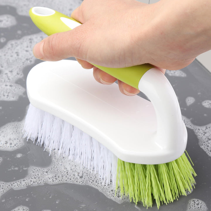 Brosse de nettoyage BRUSHLYTIK | Poils durs | Poignée ergonomique | Pour joints, carrelages et sols