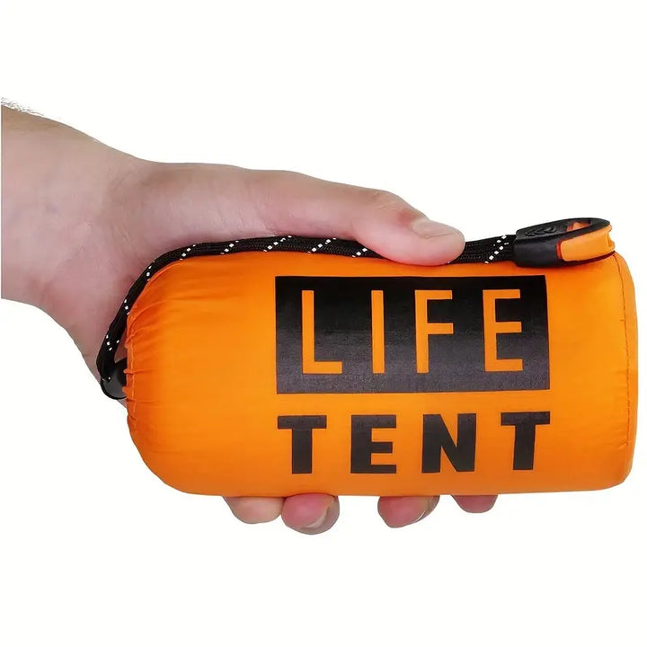 Tente de secours DuoShelter | Ultra légère & Imperméable | Couche intérieure réfléchissante | Pour 2 personnes