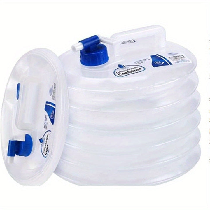 Réservoir d'eau pliable AquaTrek Flow15 | Volume de 15 L | Avec robinet et protection contre les fuites | 30×28×11 cm