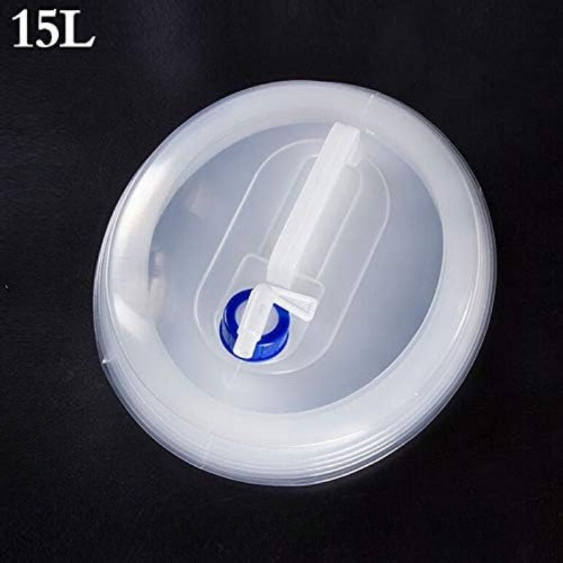 Réservoir d'eau pliable AquaTrek Flow15 | Volume de 15 L | Avec robinet et protection contre les fuites | 30×28×11 cm