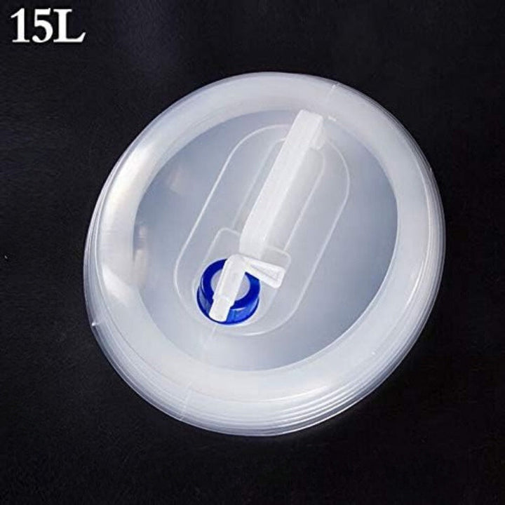 Réservoir d'eau pliable AquaTrek Flow15 | Volume de 15 L | Avec robinet et protection contre les fuites | 30×28×11 cm