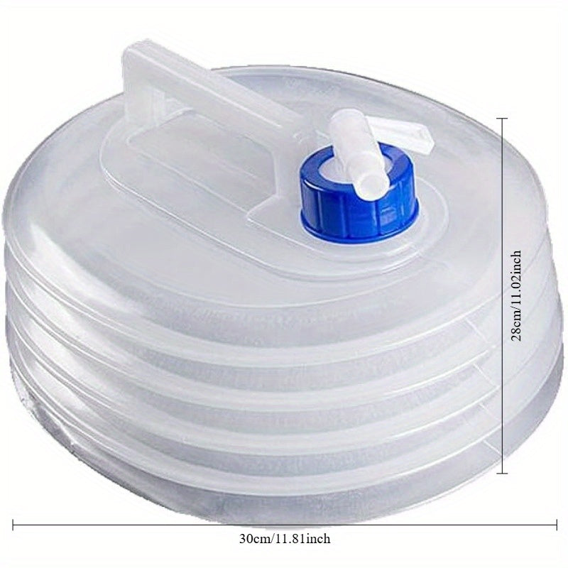 Réservoir d'eau pliable AquaTrek Flow15 | Volume de 15 L | Avec robinet et protection contre les fuites | 30×28×11 cm