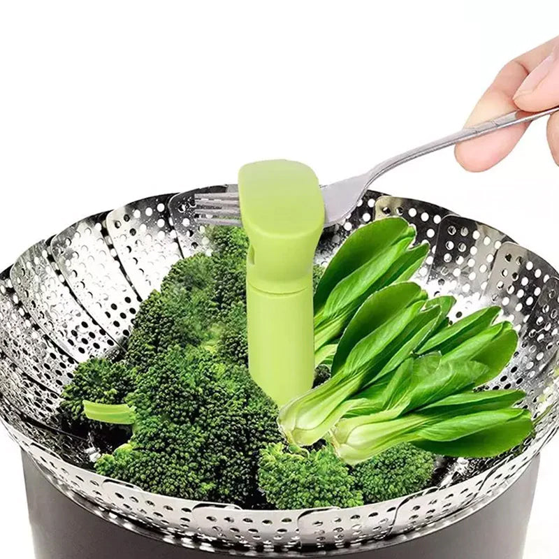 (1+1 gratuit) Kuchmi™ - Cuiseur vapeur pliable en acier en forme de fleur - Préparez vos repas en préservant tous les nutriments ! [Réduction valable jusqu'à 10h]