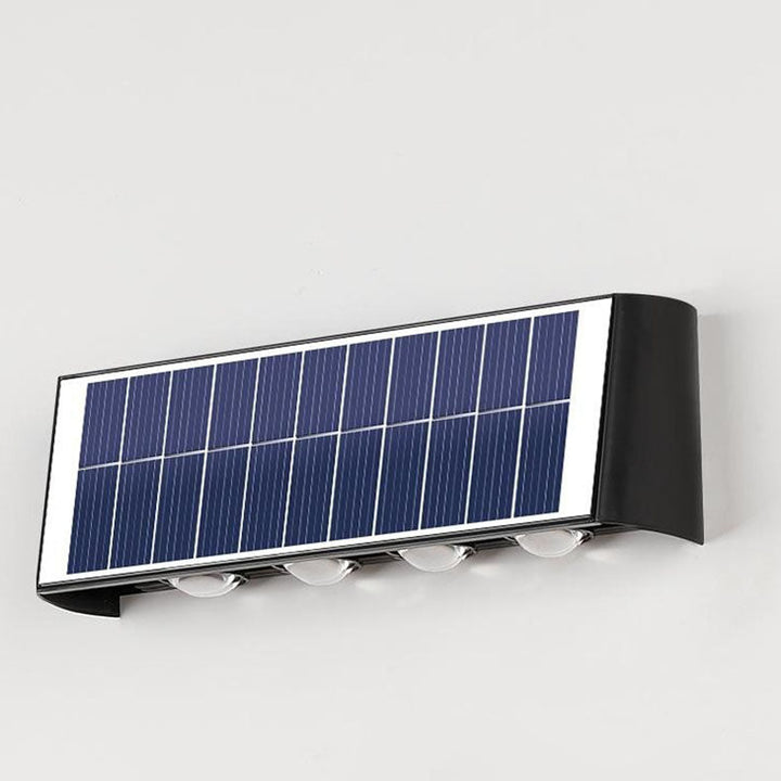 Lumiora Moderne Applique Solaire-LED pour Extérieur | Design Rectangulaire | IP56 Étanche | Différentes Tailles & Intensités Lumineuses