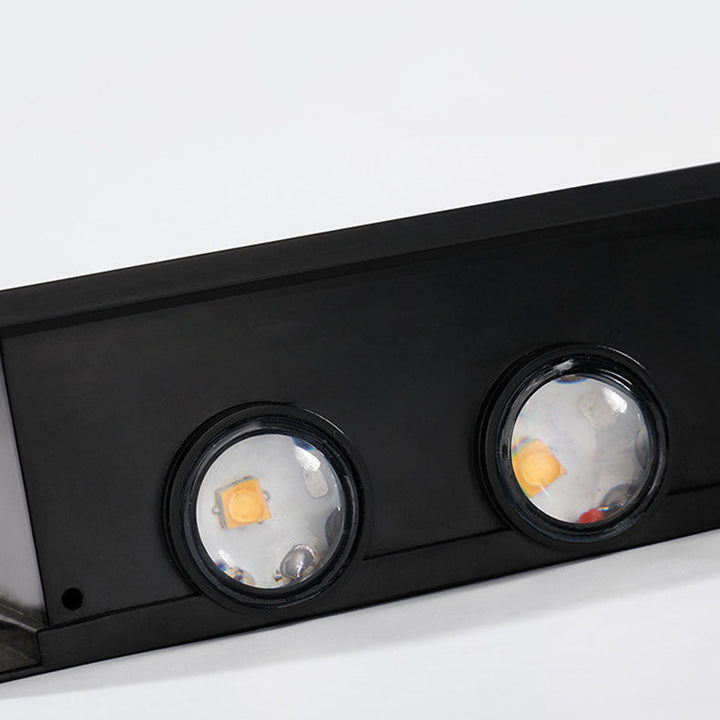 Lumiora Moderne Applique Solaire-LED pour Extérieur | Design Rectangulaire | IP56 Étanche | Différentes Tailles & Intensités Lumineuses