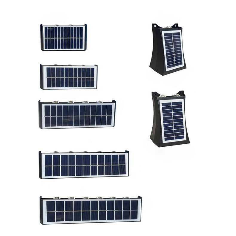 Lumiora Moderne Applique Solaire-LED pour Extérieur | Design Rectangulaire | IP56 Étanche | Différentes Tailles & Intensités Lumineuses