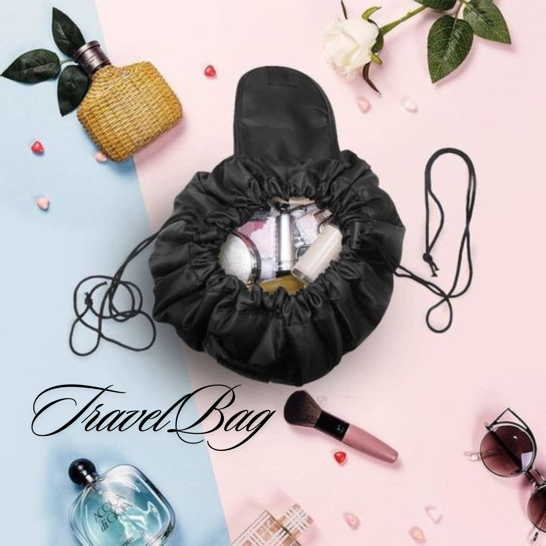 StyleSling - Trousse de maquillage avec cordon et grand volume