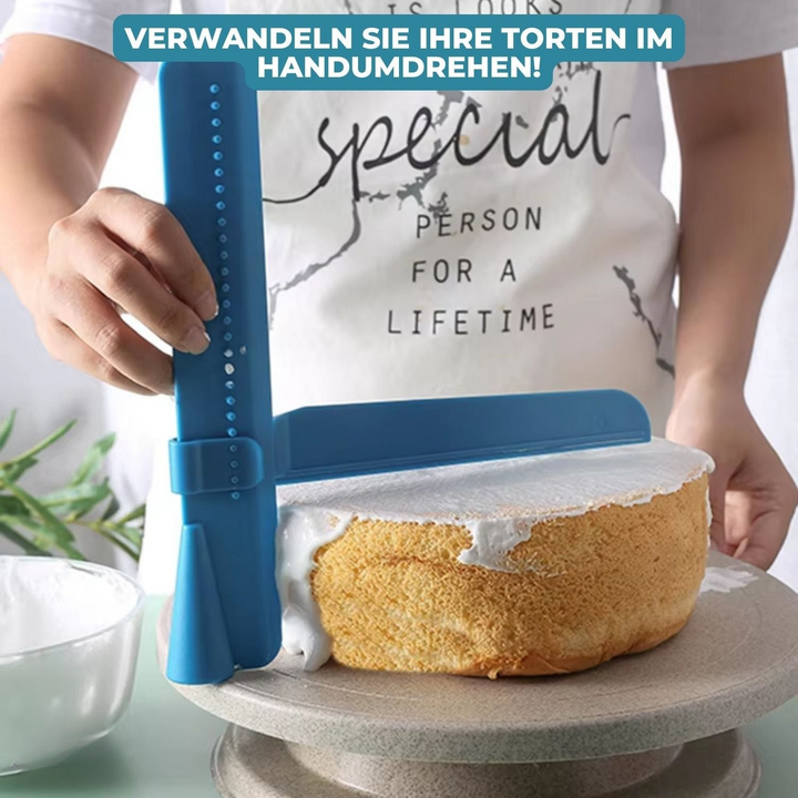 CakeCrafter - Spatule à gâteau réglable et lisseuse