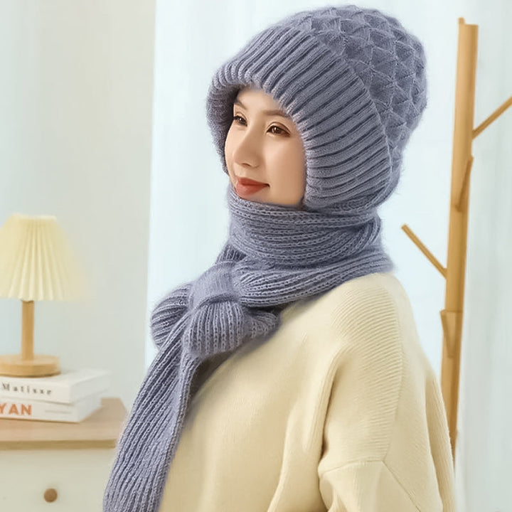 1+1 GRATUIT | ScarfBeanie - Écharpe pour femme et bonnet en un