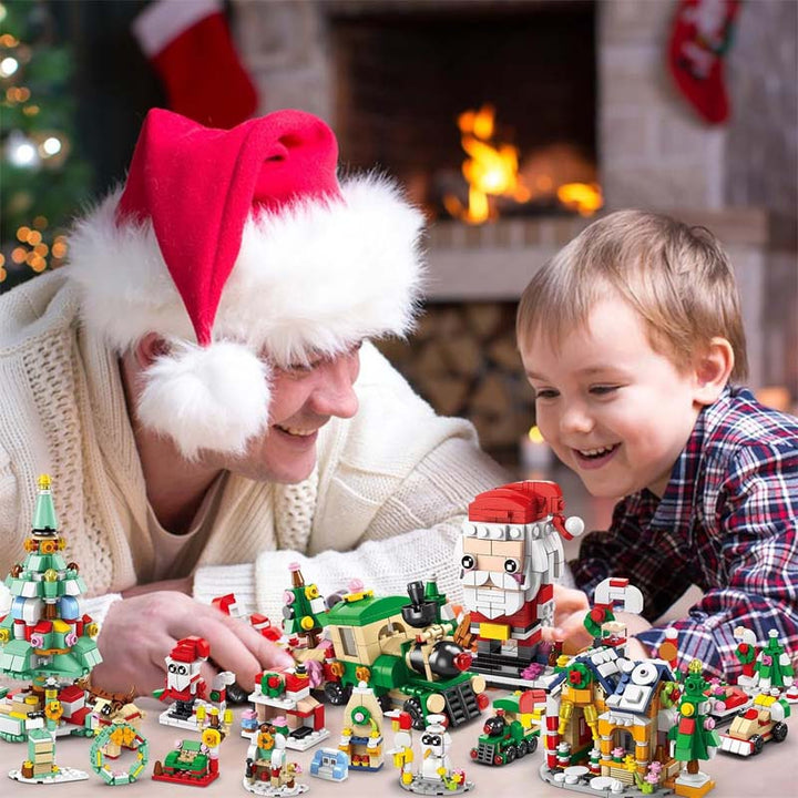 BuildaTree™ – Calendrier de l'Avent avec des pièces de sapin de Noël