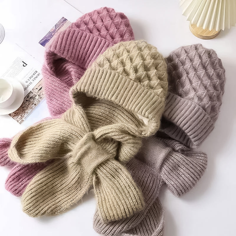 1+1 GRATUIT | ScarfBeanie - Écharpe pour femme et bonnet en un