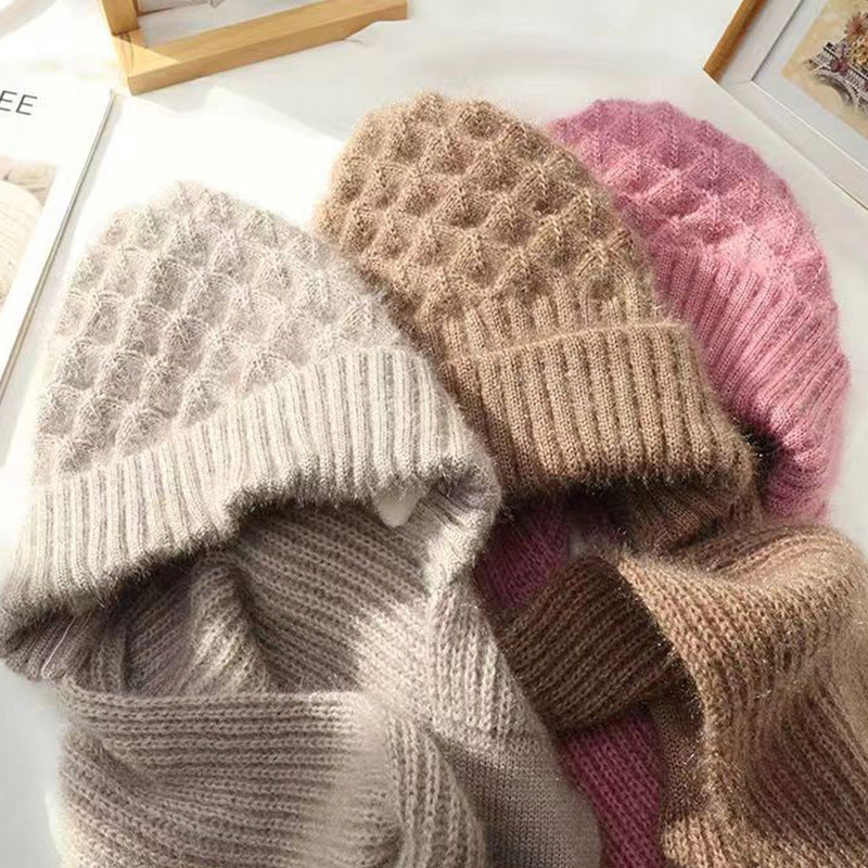 1+1 GRATUIT | ScarfBeanie - Écharpe pour femme et bonnet en un