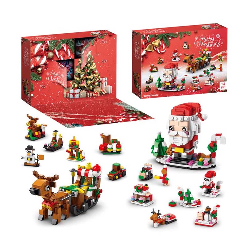 BuildaTree™ – Calendrier de l'Avent avec des pièces de sapin de Noël