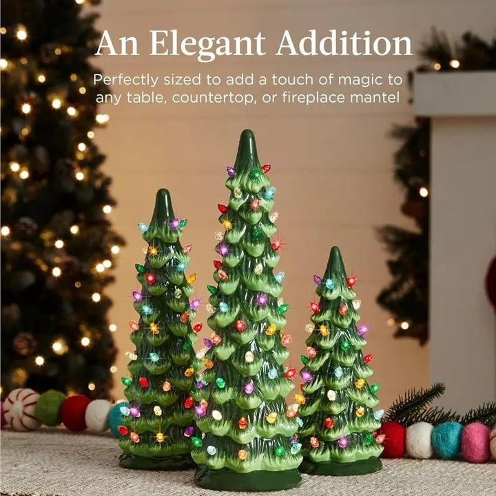 TreeLeds™ - Mini-arbre Nostalgique Peint à la Main