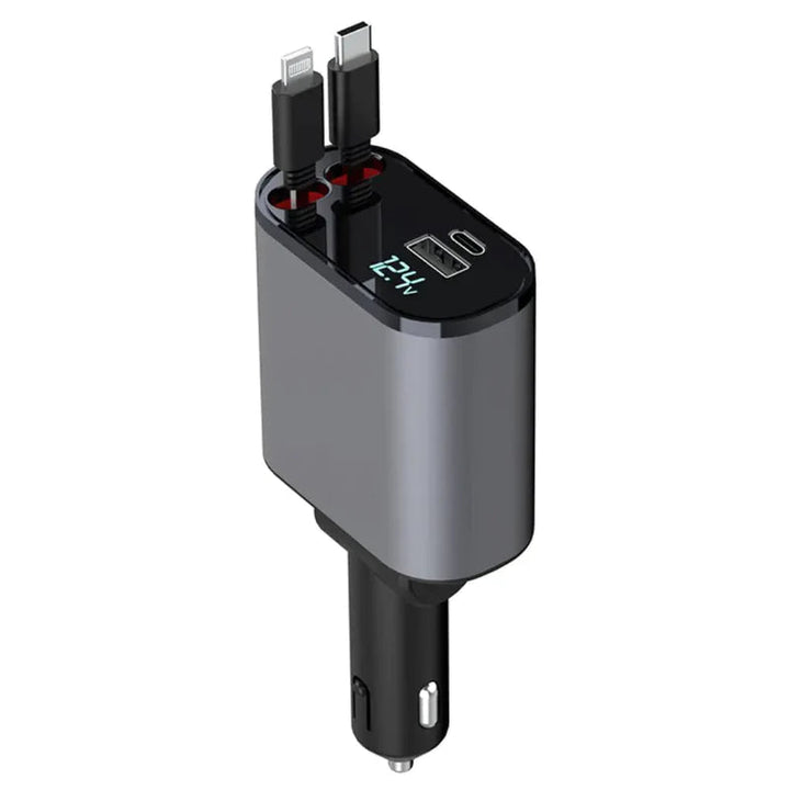 QuadCharge - Chargeur rapide enroulable pour voiture