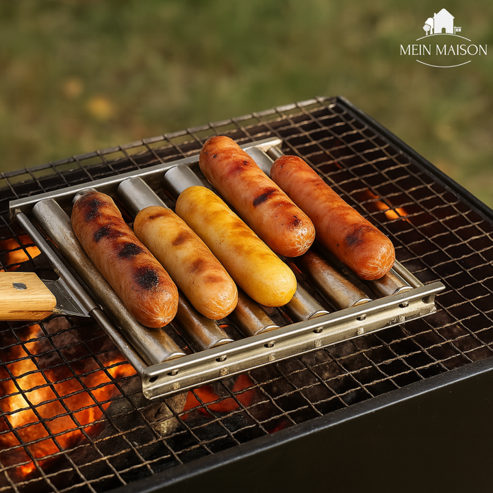 GrillRoll – Fait tourner les saucisses. Crée une ambiance.