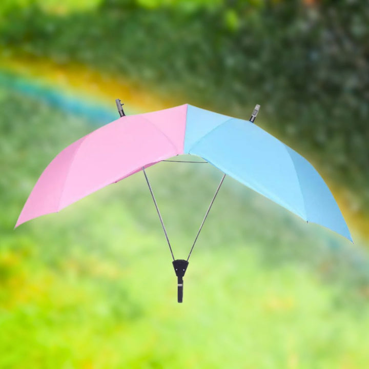 PairShield - Parapluie double pour couples avec protection UV