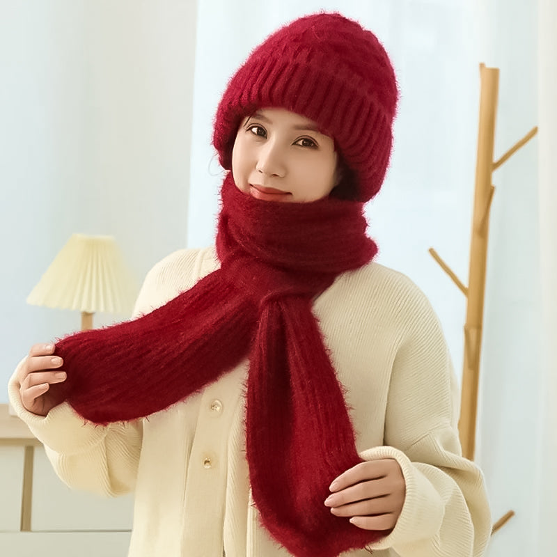 1+1 GRATUIT | ScarfBeanie - Écharpe pour femme et bonnet en un