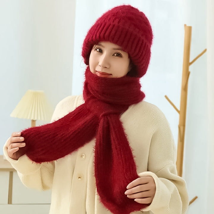 1+1 GRATUIT | ScarfBeanie - Écharpe pour femme et bonnet en un