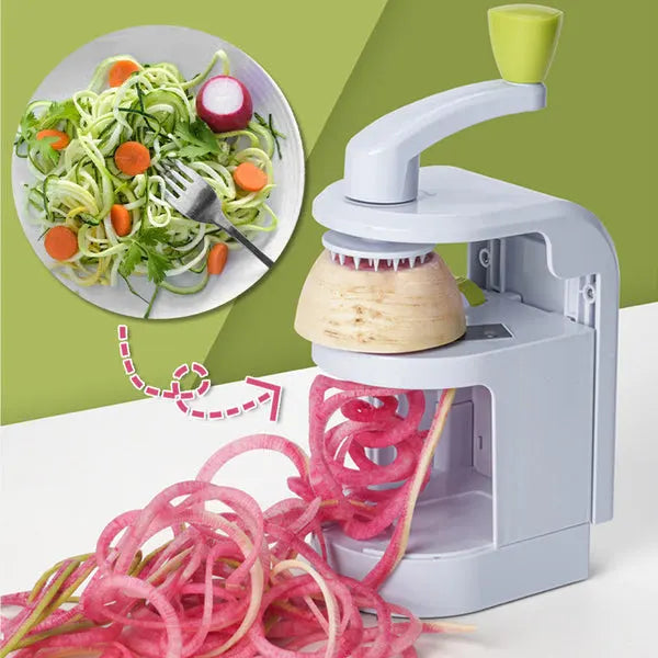 SpinCarve – Spiraliseur de légumes manuel pour une cuisine créative